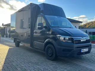 MAN TGE 3.140 Koffer 2019, Transporter in schwarz