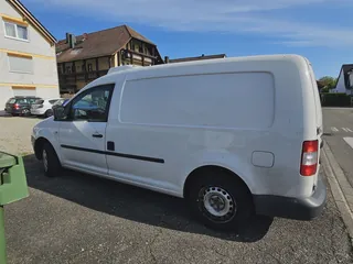VW Caddy Maxi Kasten 2012, Hochdachkombi in weiß