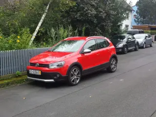 VW CrossPolo 2012, Kleinwagen in rot