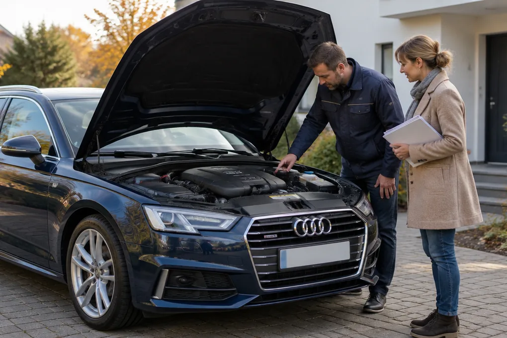 Audi bei der Übergabe an Autoankauf Meyer