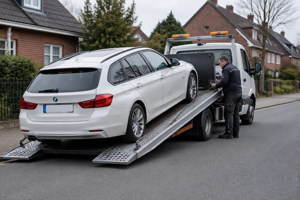 BMW bei der Übergabe an Autoankauf Meyer